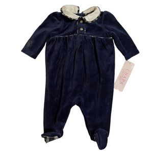 New Chaps Size 3m Infant Button One Piece Long Sleeves Sz 3 Months